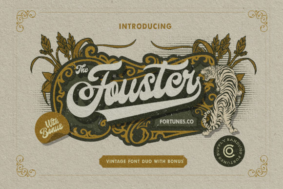 Fouster: Bold Vintage Typography for Modern Design