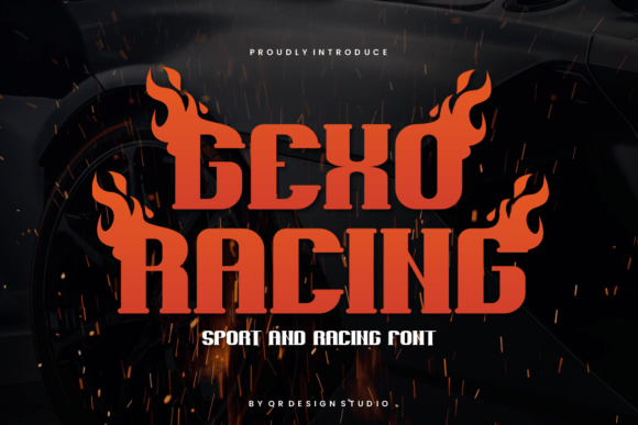 Gexo Racing: A Modern Font for Dynamic Branding