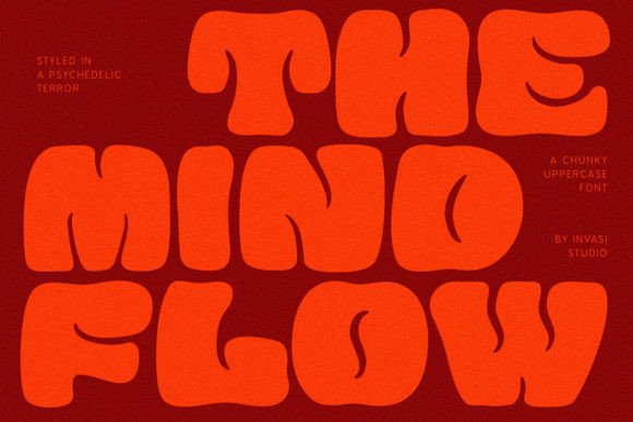Mindflow: A Bold Display Font for Modern Design