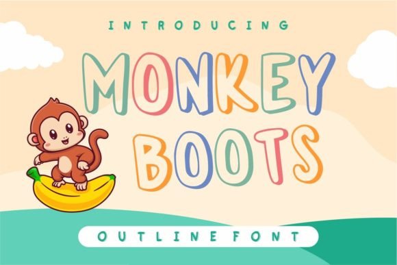 Monkey Boots: A Playful Font for Vibrant Designs