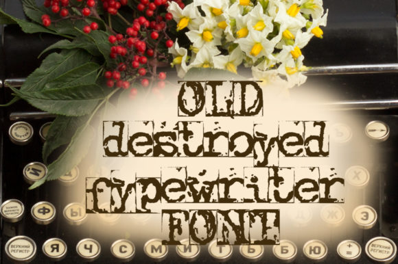Old Destroyed Typewriter: Adding Grit and Authenticity to Your Designs