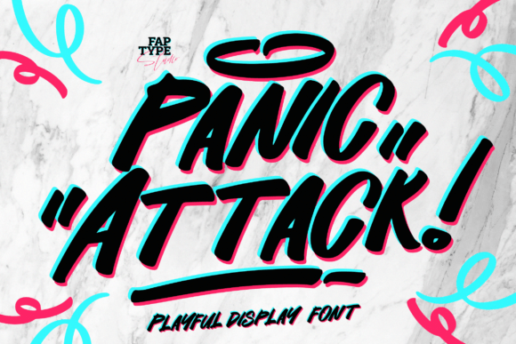 Panic Attack Font: A Playful & Versatile Design Asset