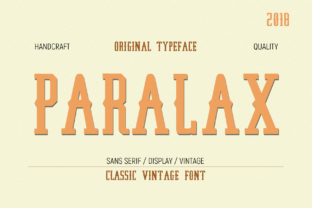Paralax: A Display Font with Authentic Character