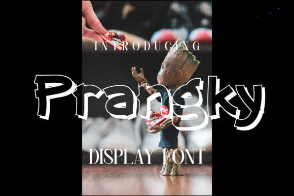 Prangky: A Quirky Display Font for Playful Designs
