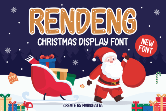 Rendeng: Elevating Christmas Design with Festive Typography