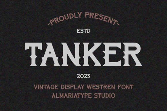 Tanker: A Bold Vintage Font for Modern Design